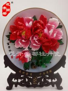 镶金边牡丹瓷 (2)