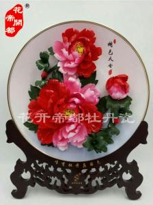 镶金边牡丹瓷 (4)